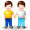 Two Men Holding Hands emoji on Samsung